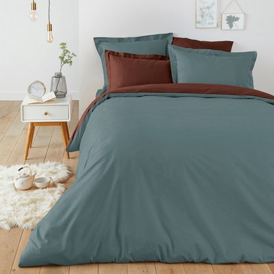 Housse de couette coton bicolore SO'HOME
