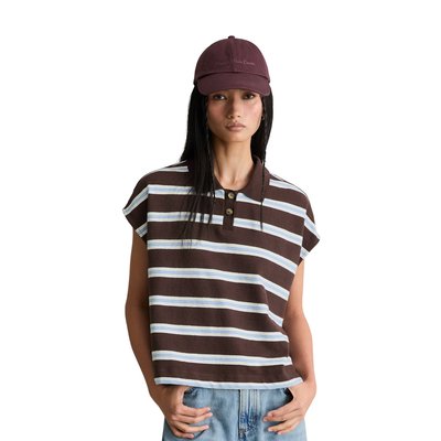 Polo rayé large en single jersey lourd MARC O’POLO DENIM