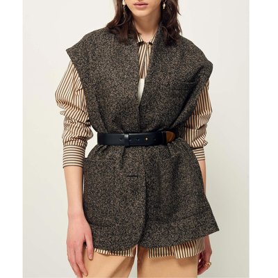 Veste sans manches en laine mélangée HEY JUDE SESSUN