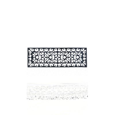 Paillasson d'Entrée en Caoutchouc Noir ESSCHERT DESIGN