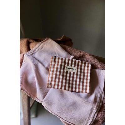 Petite pochette en coton, VICHY GABRIELLE PARIS