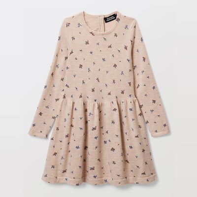 Robe imprimée en laine MONOPRIX