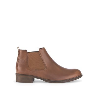 Bottines en cuir lisse à talon décroché GABOR