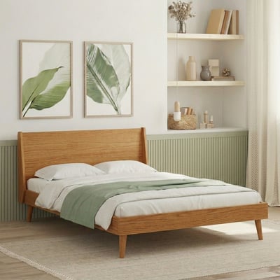 Lit 2 places Bois massif  MARIE AKITEN RETAIL