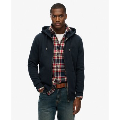 Sweat à capuche zippé à logo Essential SUPERDRY