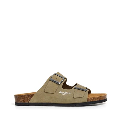 Sandales En Daim Avec Double Boucle PEPE JEANS