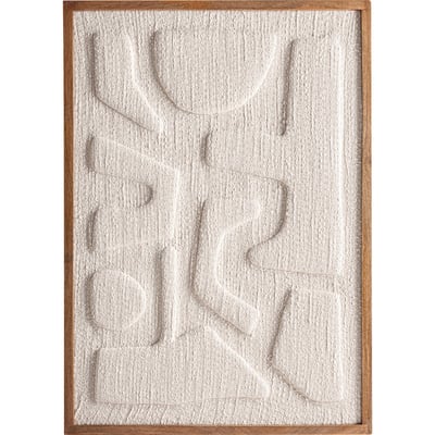 Tableau abstrait contemporain en coton RECOLLECTION