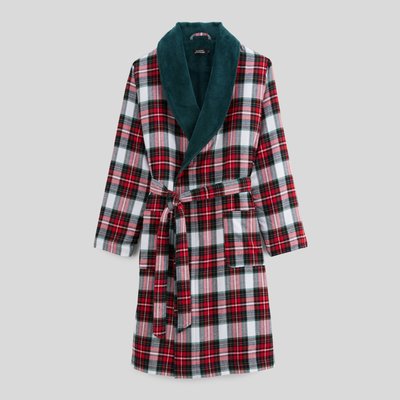 Peignoir à carreaux et intérieur sherpa MONOPRIX