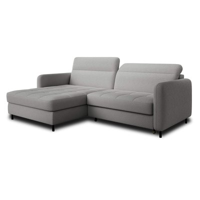 Canapé d'Angle Convertible en Tissu bouclette 4 places - SAGADA LISA DESIGN