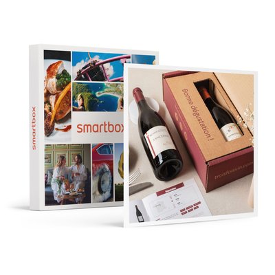 Coffret Pépites de vignerons : 2 grands vins rouges et livret de dégustation- SMARTBOX - Coffret Cadeau Gastronomie SMARTBOX