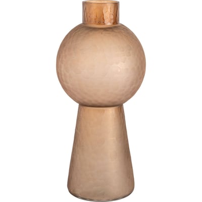 Vase en verre soufflé à relief RECOLLECTION