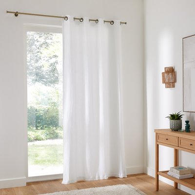 Kumla Cotton Muslin Curtain with Eyelets LA REDOUTE INTERIEURS