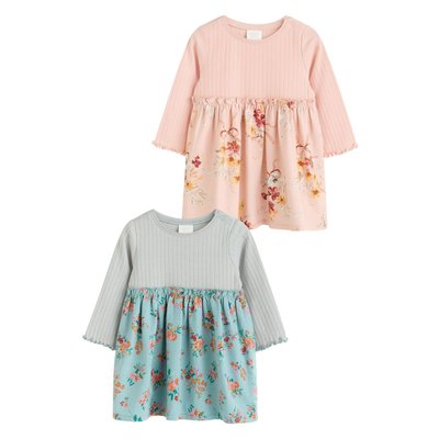 Robes bébé manches longues, lot de 2 NEXT