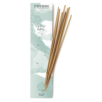Parfum d'intérieur - Encens indiens 20 bâtonnets Pur lin ESTEBAN