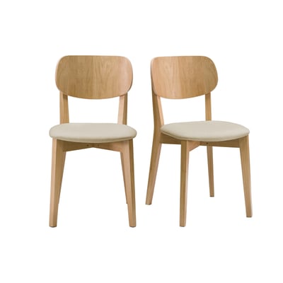 Chaises vintage en bois (lot de 2) LUCIA MILIBOO