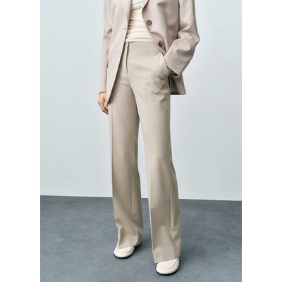 Pantalon flare taille normale MANGO