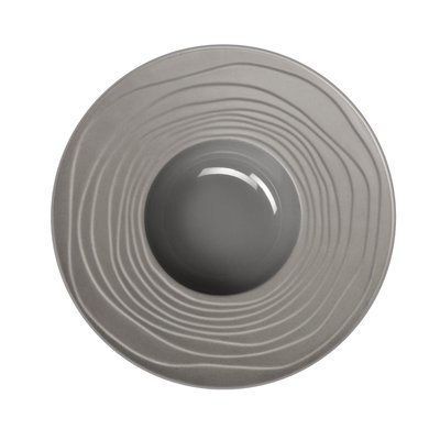 Coffret 6 assiettes à pâtes - ESCALE NATURE GRIS MEDARD DE NOBLAT
