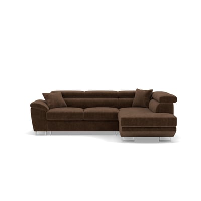 Canapé d'angle droit 5 places convertible, BAOJI LISA DESIGN