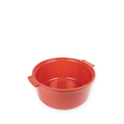 Appolia Moule à soufflé en céramique, rouge, diamètre 22 cm - 8,6", 4 à 6 personnes, 24,4L - 2,2QT PEUGEOT