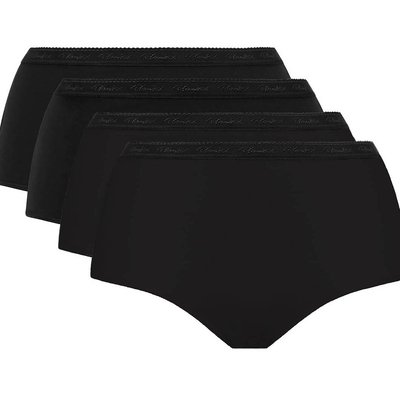 Lot de 3 + 1 gratuit slips midi en coton bio PLAYTEX