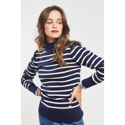 Pull col montant en laine mérinos HERITAGE ARMOR-LUX
