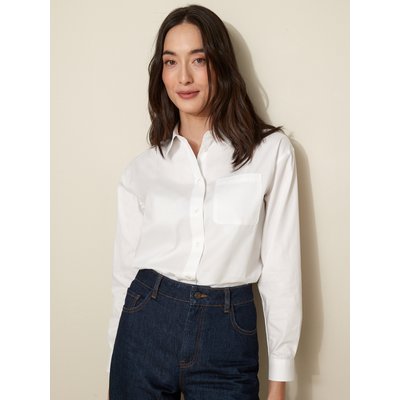 Chemise unie oxford en coton biologique CYRILLUS
