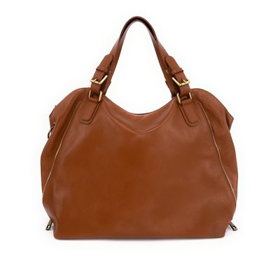 Grand sac à main en cuir lisse italien CAMELIA OH MY BAG