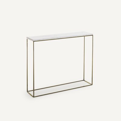 Console effet laiton vieilli/marbre, Mahaut AM.PM