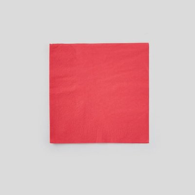 50 SERVIETTES 33X32 2PLIS ROUGE MONOPRIX