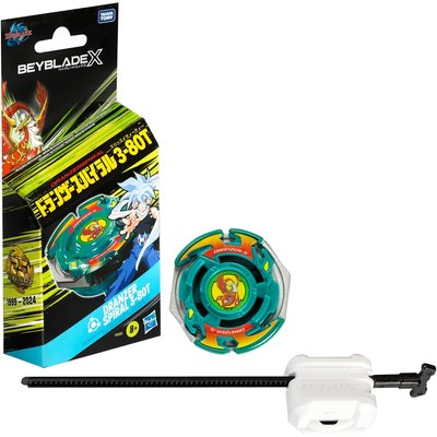Beyblade X, toupie Dranzer Spiral 3-80T Anniversary X-Over et Lanceur HASBRO