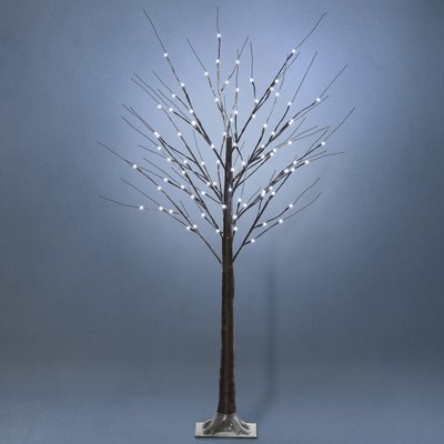 Arbre lumineux LED aspect enneigé 96 LEDS blanc froid HOMCOM