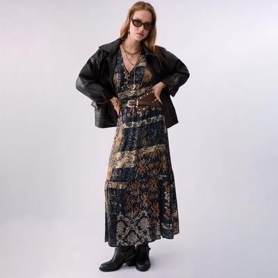 Robe longue avec volants LIU JO