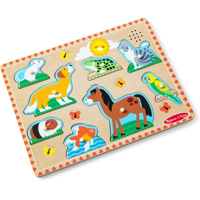 Puzzle sonore animaux de compagnie MELISSA & DOUG