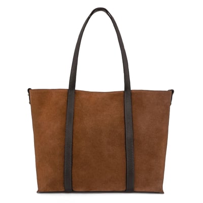 Sac cabas en cuir grainé et croûte de cuir MAJOR OH MY BAG