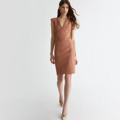 Robe fourreau beige store