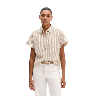 Blouse rayée relaxed en voile de coton MARC O'POLO