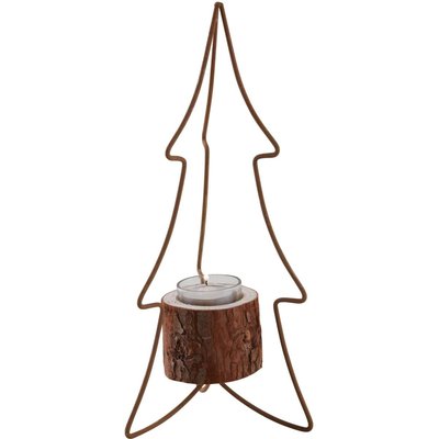 Photophore sapin en métal 31 cm AUBRY GASPARD