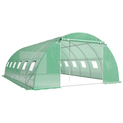 Serre tunnel Acier Transparent OUTSUNNY