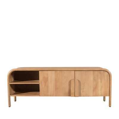 Meuble TV 2 portes en bois massif L150cm- BALI DRAWER