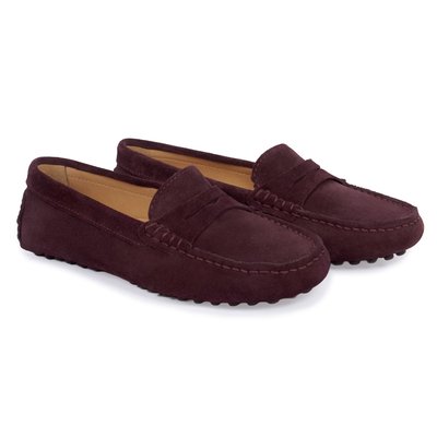 Mocassins femme cuir daim JULES & JENN