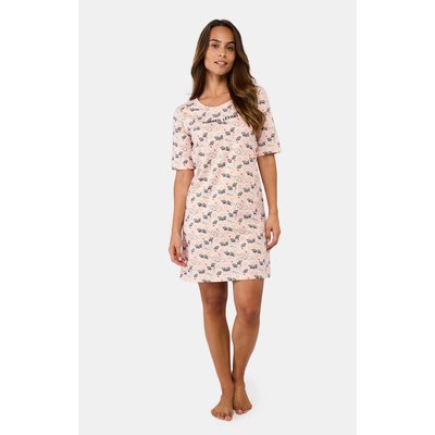 Chemise de nuit en coton, imprimé Sommeil levant ARTHUR
