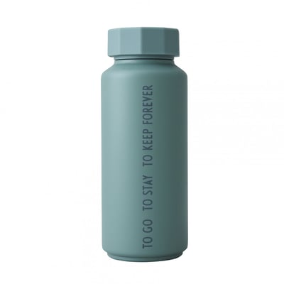 Bouteille Thermos Verte To Go 0,5 Litre DESIGN LETTERS