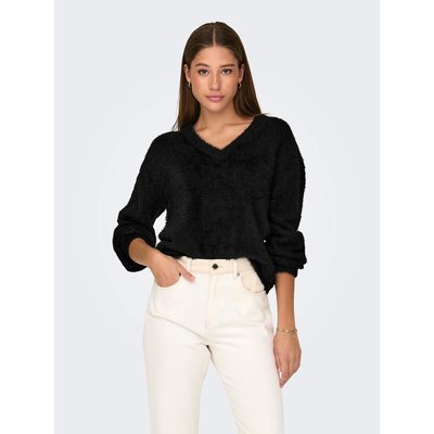 Pull poilu noir La Redoute