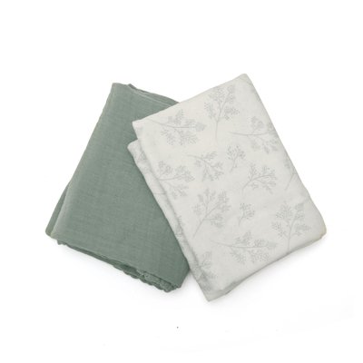 Lot de 2 langes 70x70 cm CHARLIE CRANE