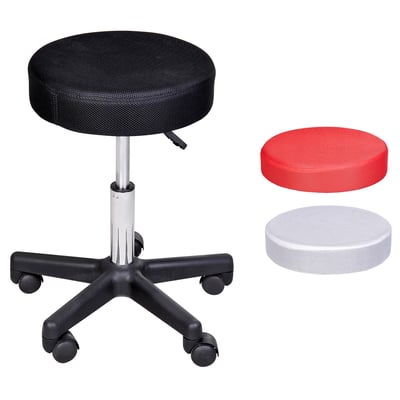 Tabouret de salon Bois Noir HOMCOM