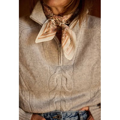 Petit foulard en coton, PORTOFINO GABRIELLE PARIS