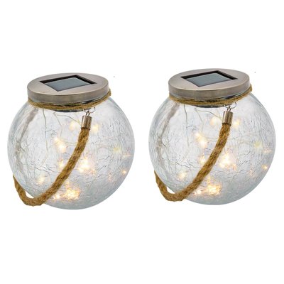 Lot de 2 boules solaires CRACK BALL CORD LUMISKY