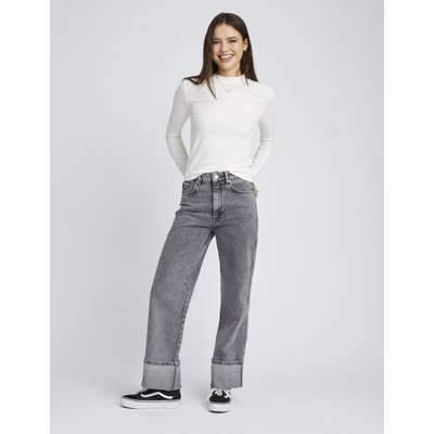 Jean wide leg à revers BZB