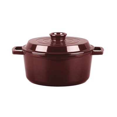 Cocotte en fonte ronde 25cm - "Masseiron Merlot" LAGUIOLE CUISSON