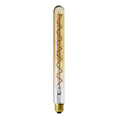 Ampoule Tube T30 / E27 Filament Led Twisted Dimmable 4w Ambré 300 Mm GIRARD SUDRON